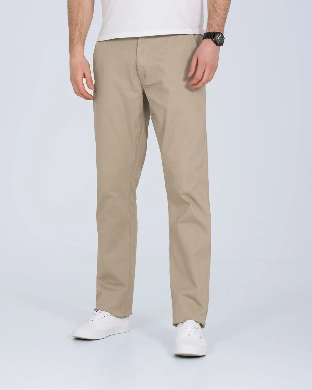 2t Marco Regular Fit Tall Chinos (beige) minimalist wardrobe