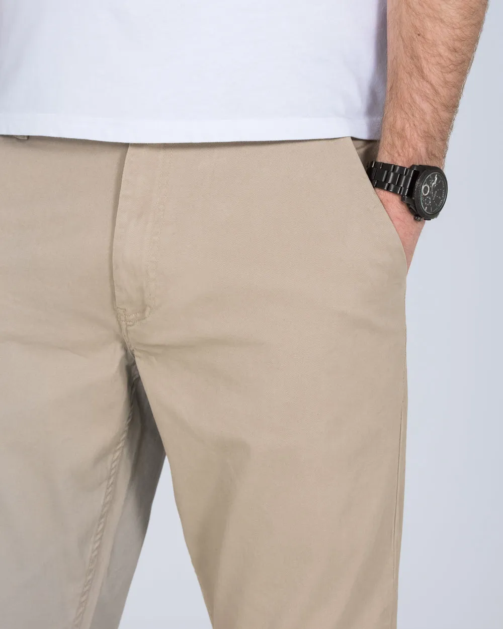 2t Marco Regular Fit Tall Chinos (beige) natural fibers