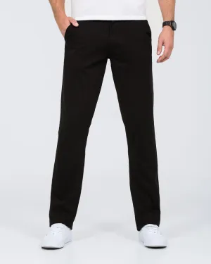 2t Marco Regular Fit Tall Chinos (black) office party