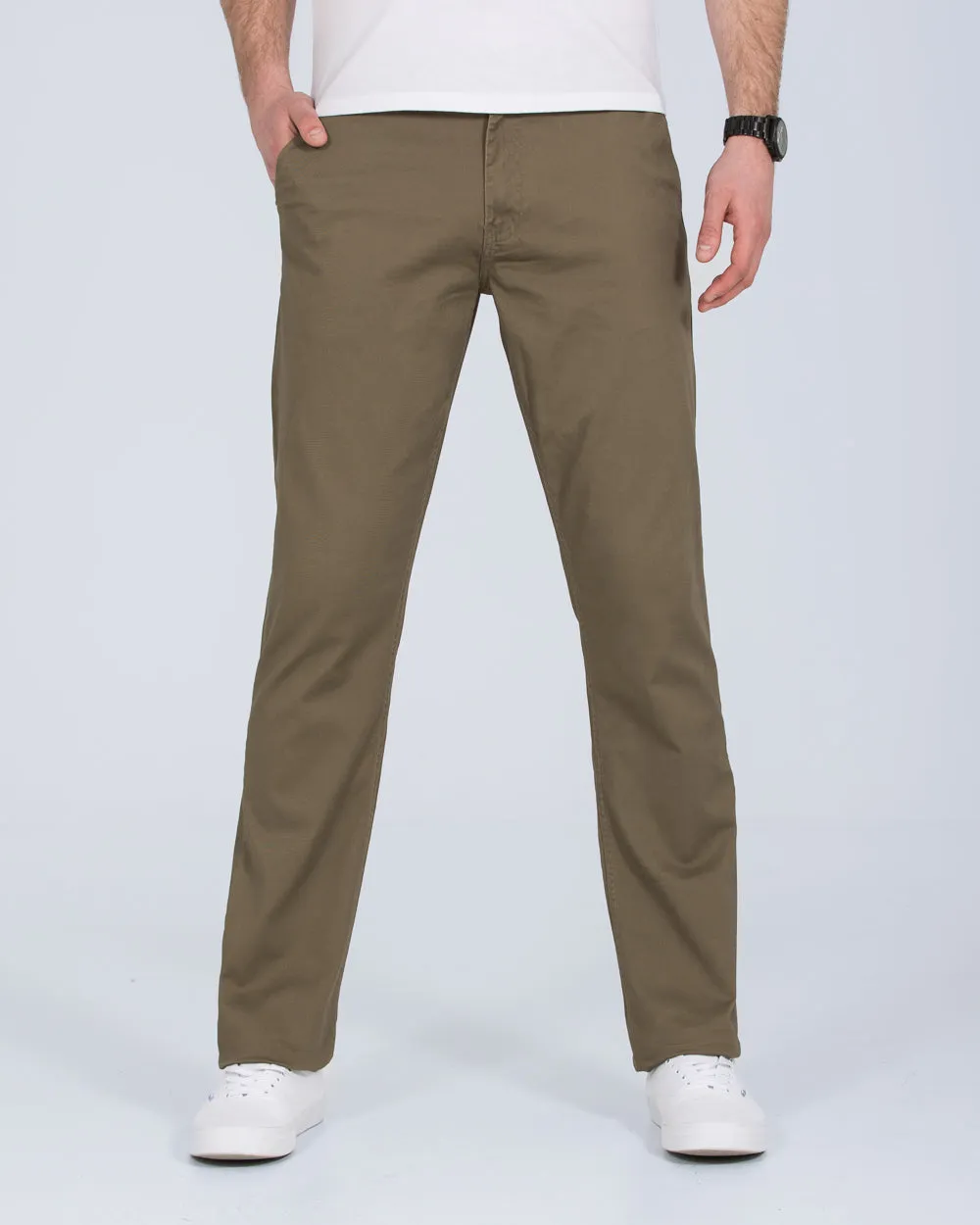 2t Marco Regular Fit Tall Chinos (light khaki) classic tailoring