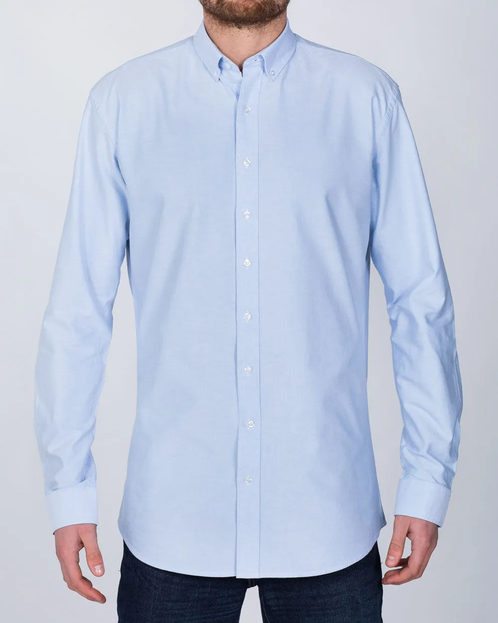 2t Mason Regular Fit Extra Tall Oxford Shirt (sky) Mood Fix