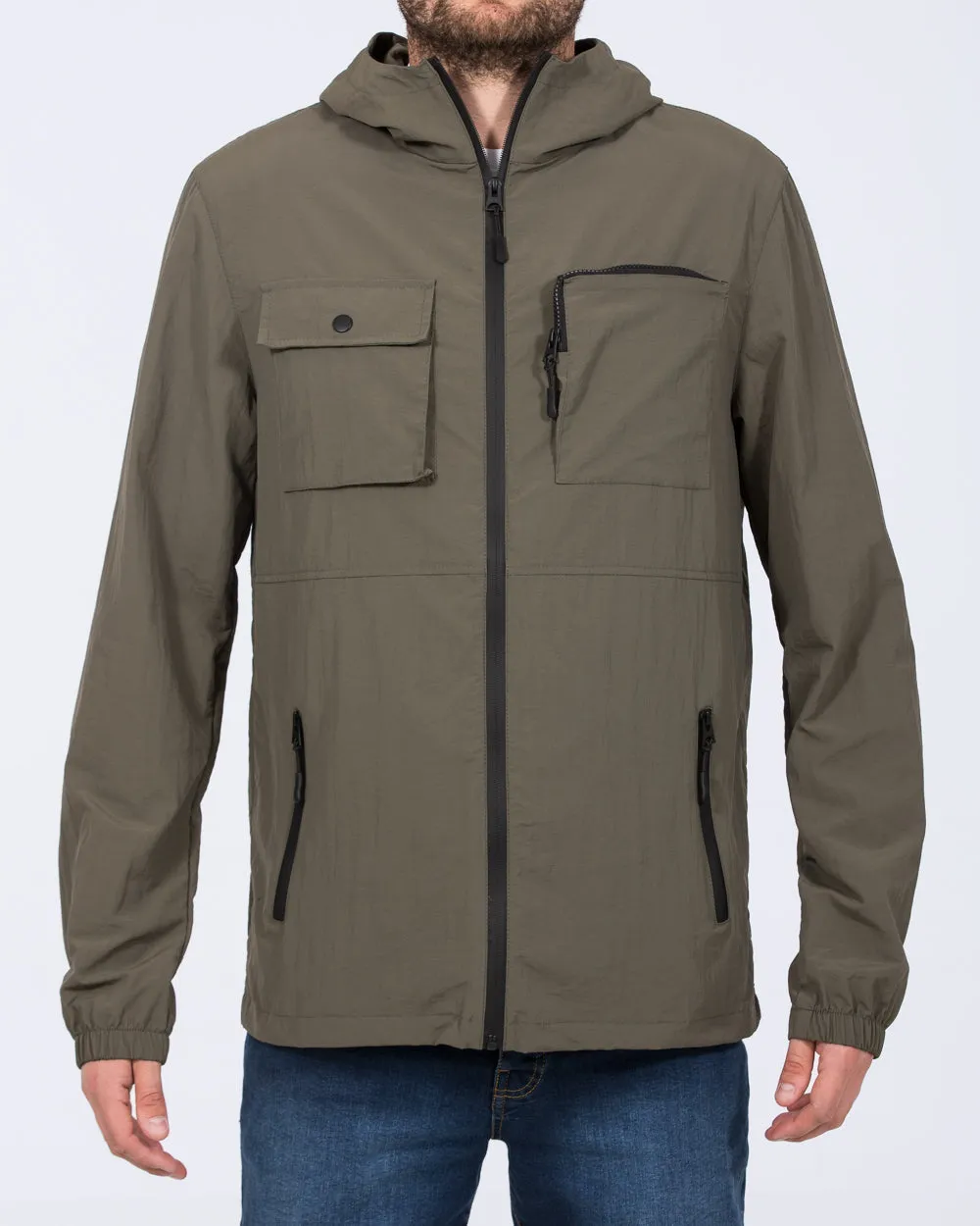 2t Mason Tall Lightweight Jacket (khaki) throw-on staple