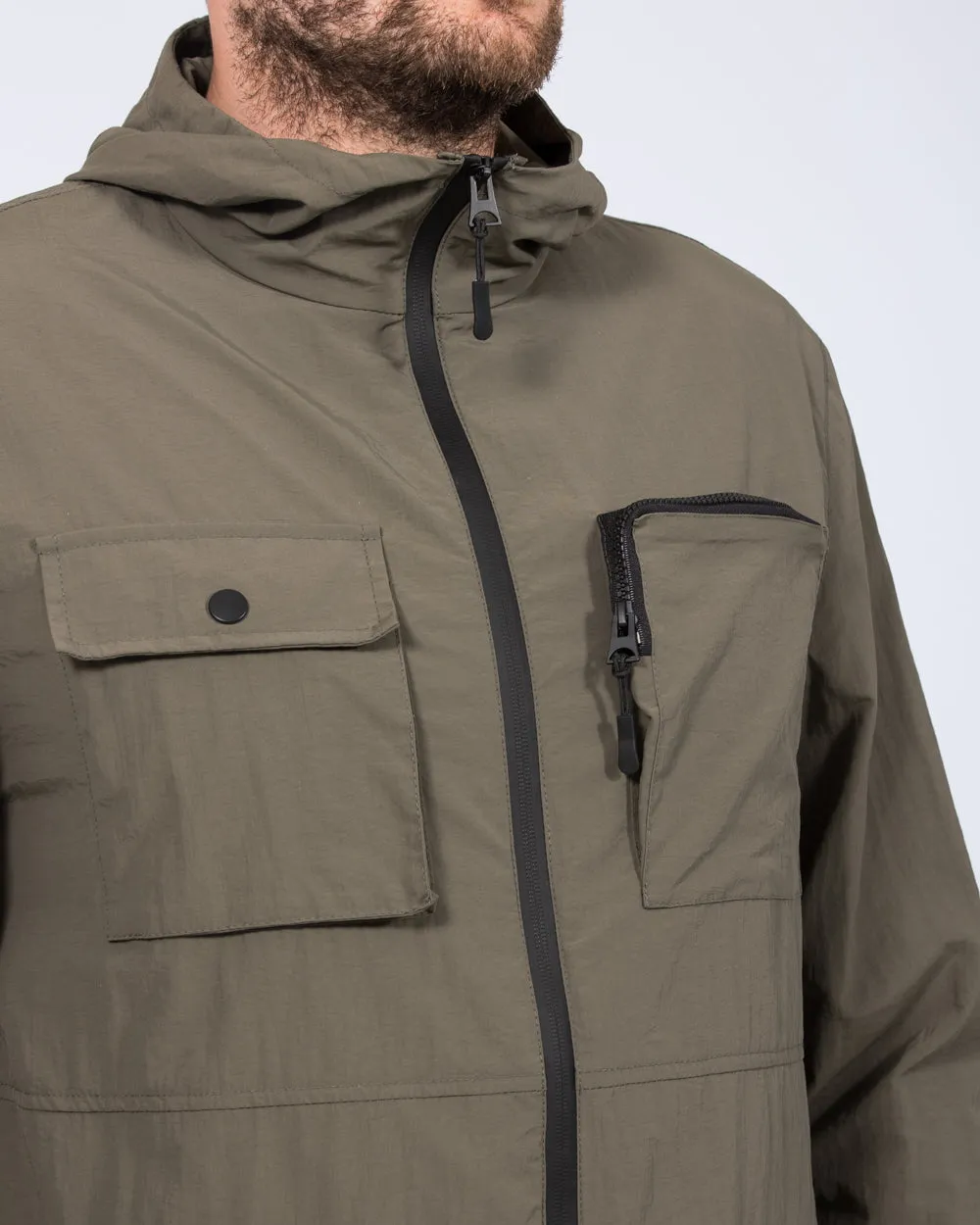 2t Mason Tall Lightweight Jacket (khaki) cool air fit
