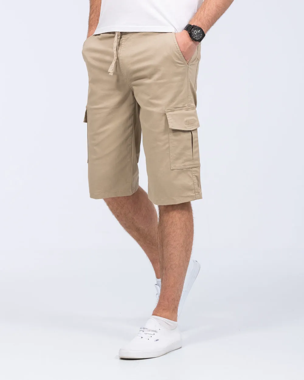 2t Mateo Tall Cargo Shorts (beige) youth design