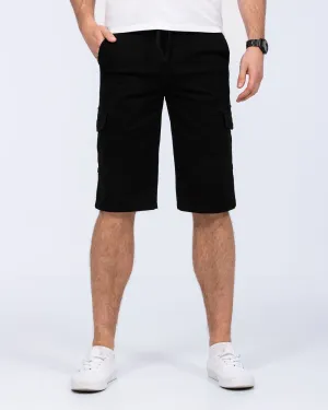 2t Mateo Tall Cargo Shorts (black) youth fashion