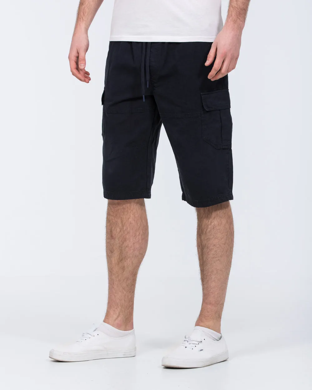 2t Micah Tall Ripstop Cargo Shorts (navy) urban style
