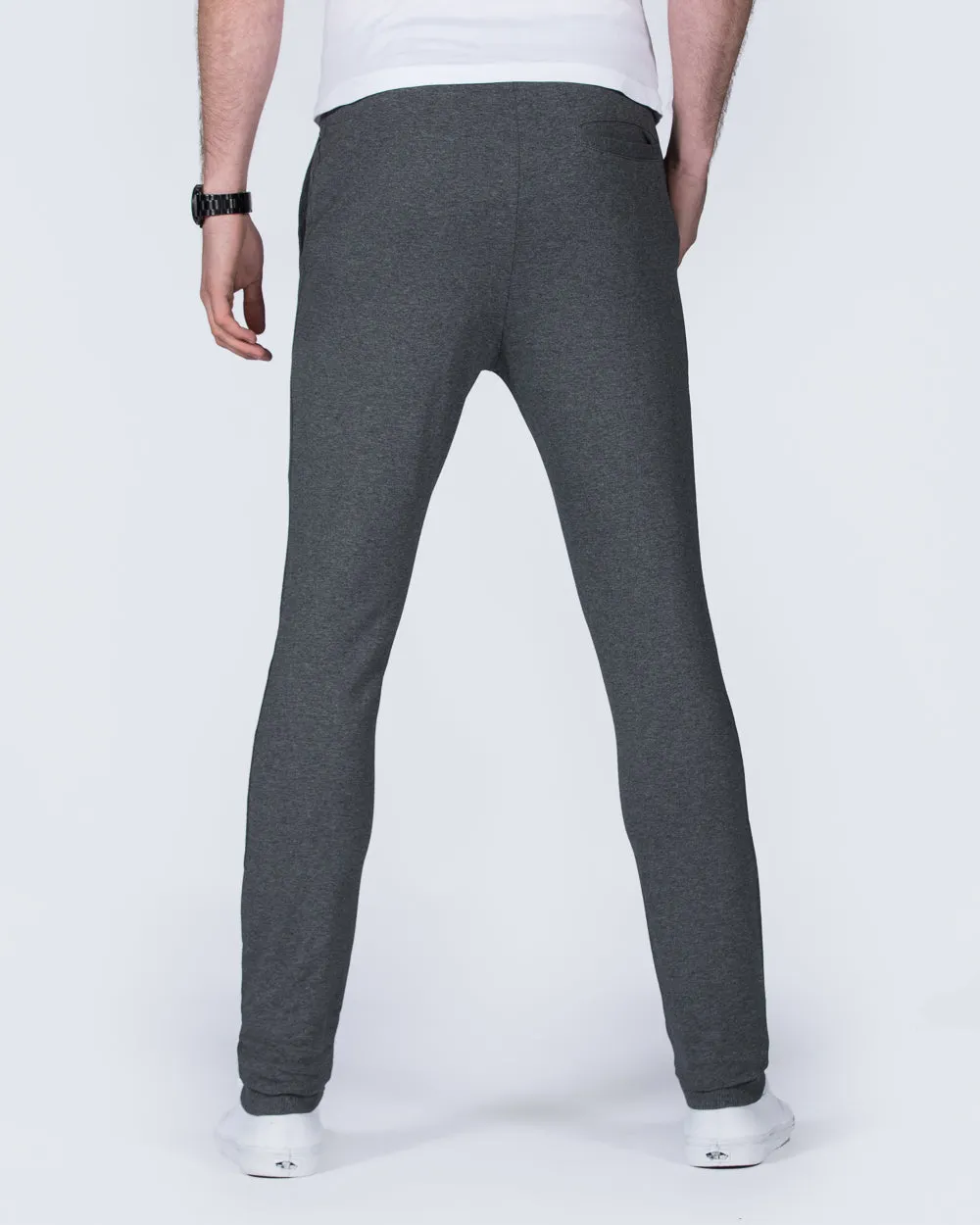 2t Miguel Skinny Fit Tall Sweat Pants (charcoal) multi occasion
