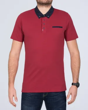 2t Morgan Slim Fit Tall Polo Shirt (burgundy) city break