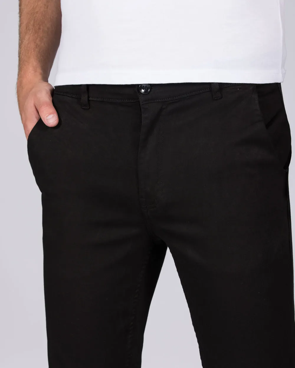 2t Oliver Slim Fit Tall Chinos (black) easy style