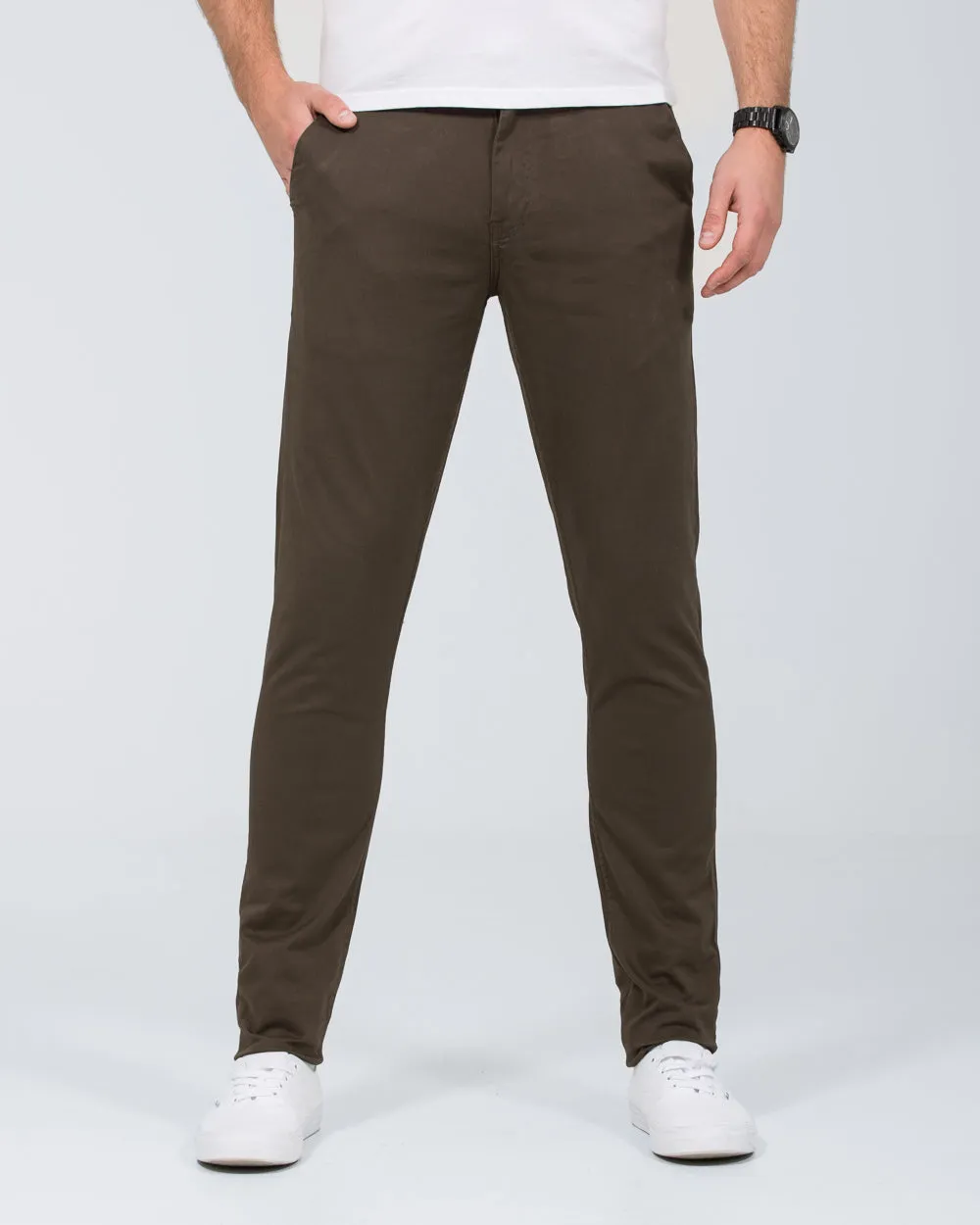 2t Oliver Slim Fit Tall Chinos (forest) casual chic
