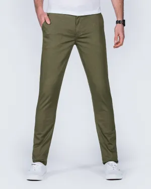 2t Oliver Slim Fit Tall Chinos (light khaki) classic tailoring