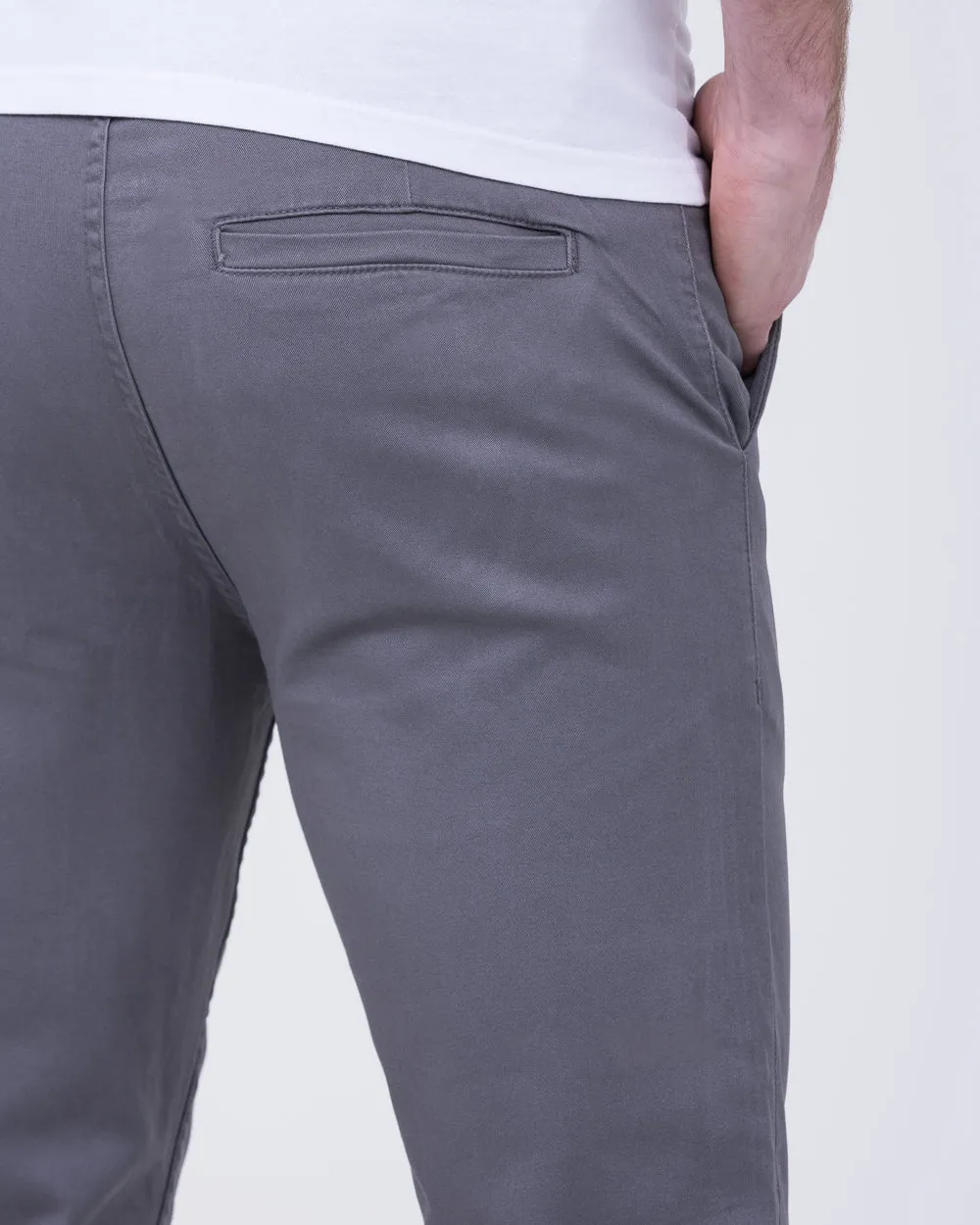 2t Oliver Slim Fit Tall Chinos (storm grey) mountain hike