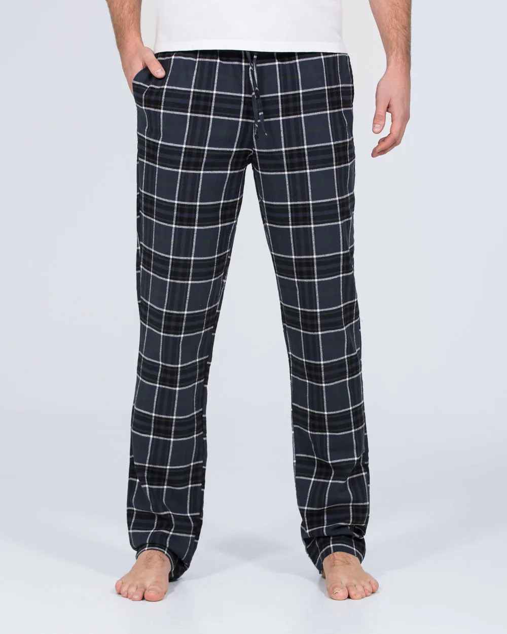 2t Pascal Tall Regular Fit Pyjama Bottoms (blue/green) Travel light