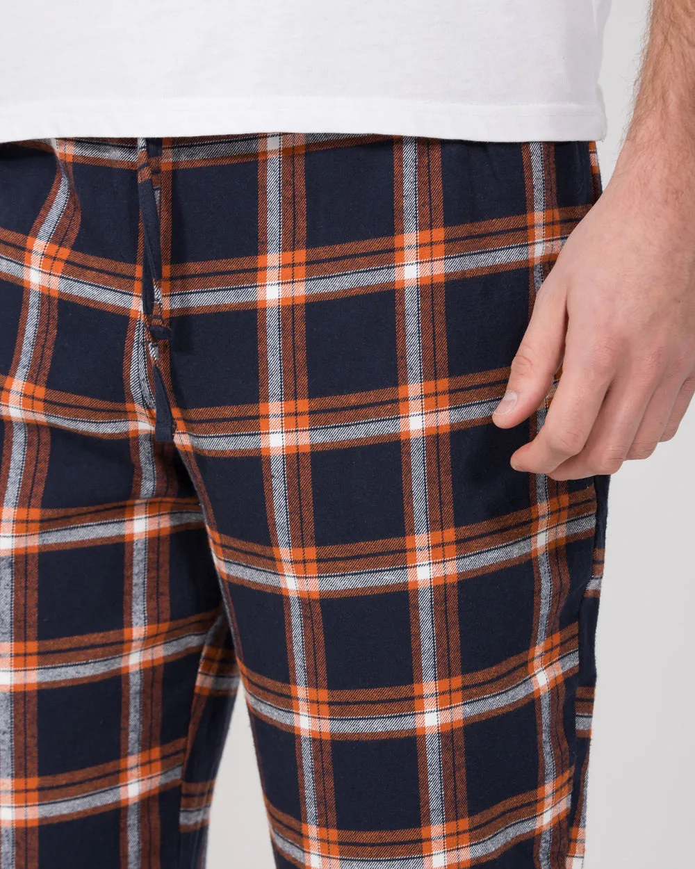 2t Pascal Tall Regular Fit Pyjama Bottoms (orange/navy) Home wear