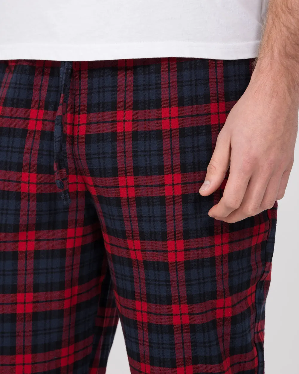 2t Pascal Tall Regular Fit Pyjama Bottoms (red/navy) Home relax