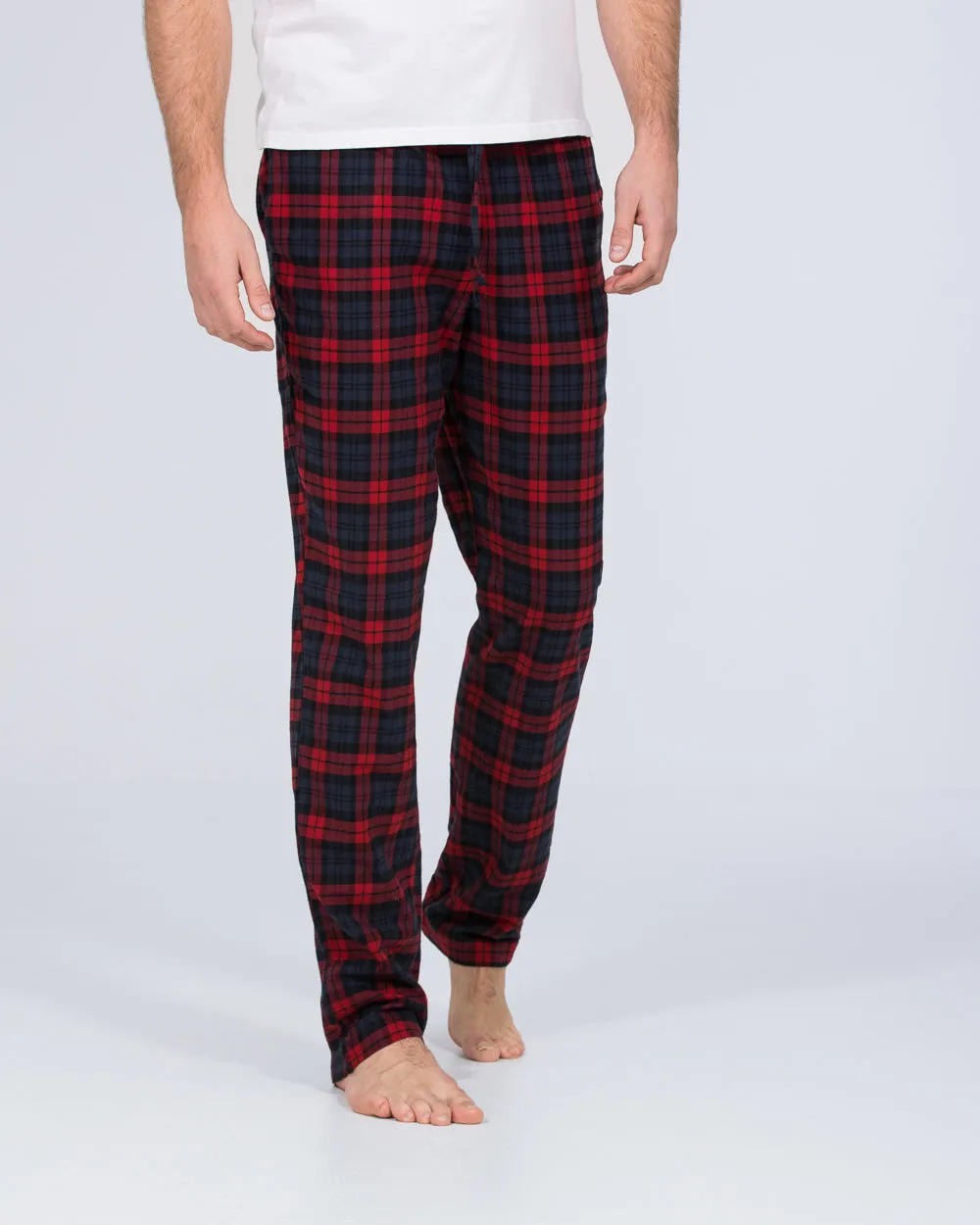 2t Pascal Tall Regular Fit Pyjama Bottoms (red/navy) Home style