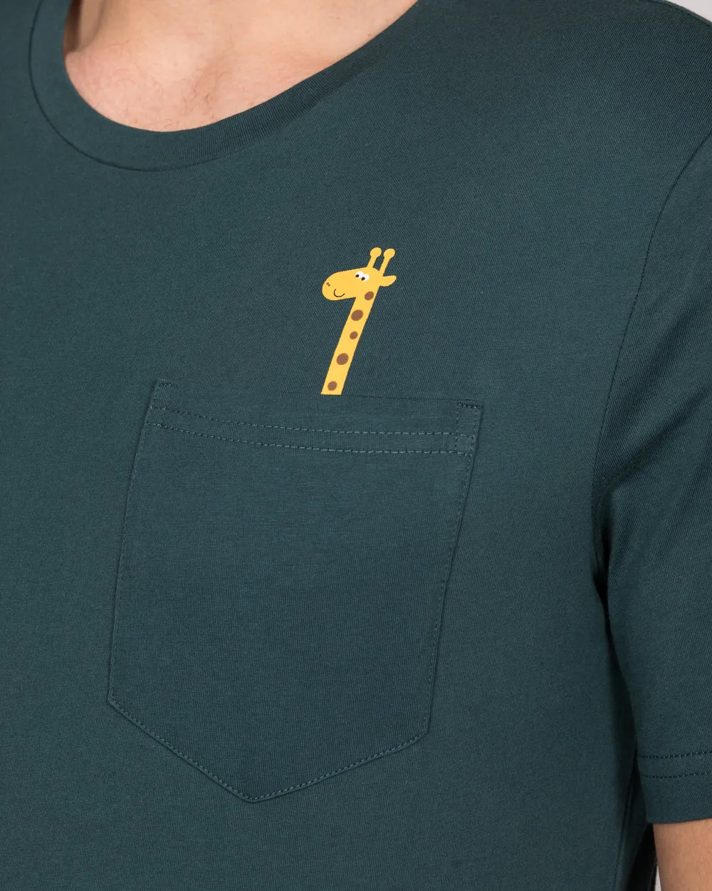 2t Printed Tall T-Shirt (giraffe pocket) summer vibe