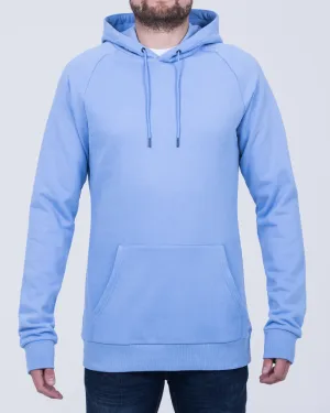 2t Pullover Tall Riley Hoodie (sky blue) open walk