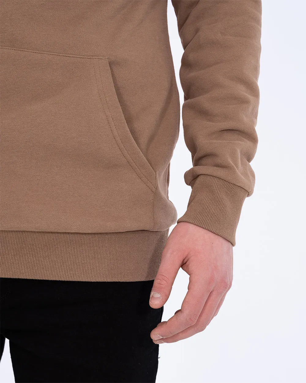 2t Pullover Tall Riley Hoodie (taupe) low key