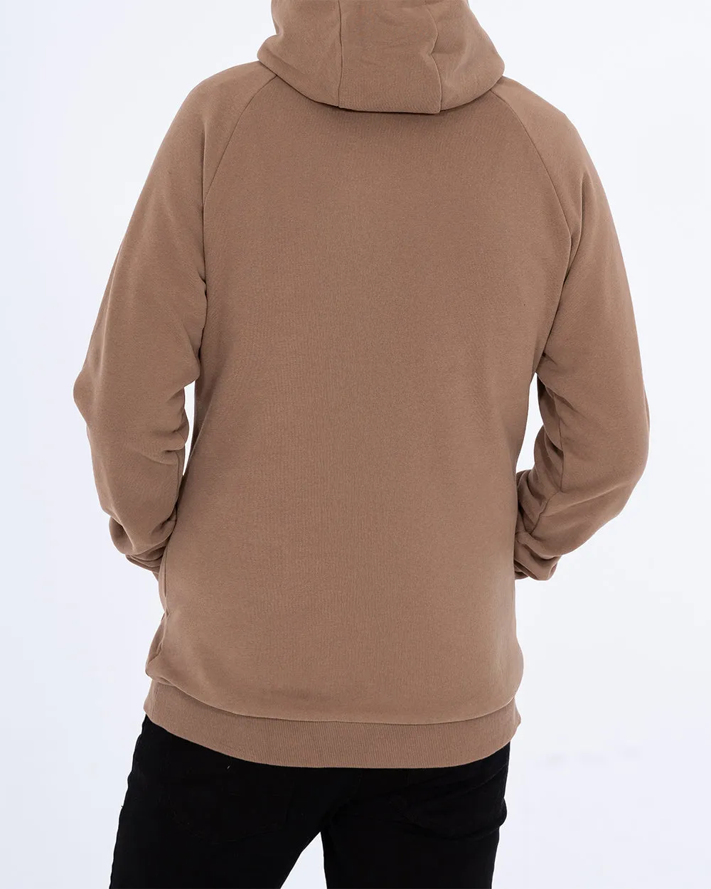 2t Pullover Tall Riley Hoodie (taupe) layered ease