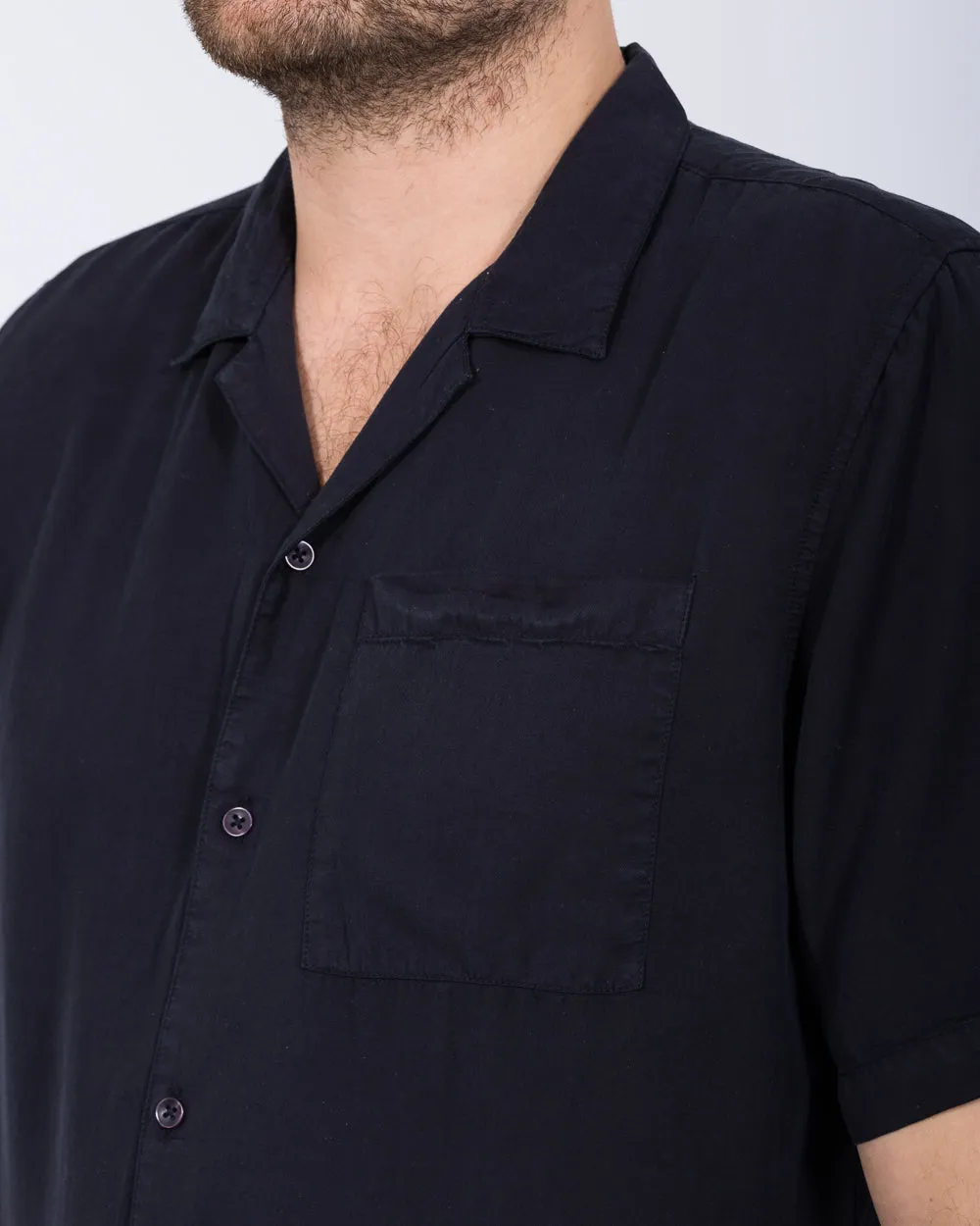 2t Reagan Tall Short Sleeve Revere Shirt (navy) Night Ready