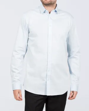 2t Regular Fit Extra Tall Formal Shirt (sky blue) Gentle Touch