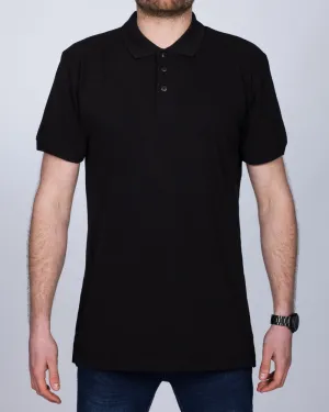 2t Regular Fit Tall Polo Shirt (black) classic tone