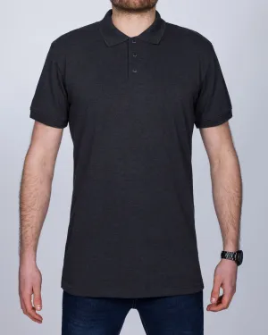2t Regular Fit Tall Polo Shirt (charcoal) social mood