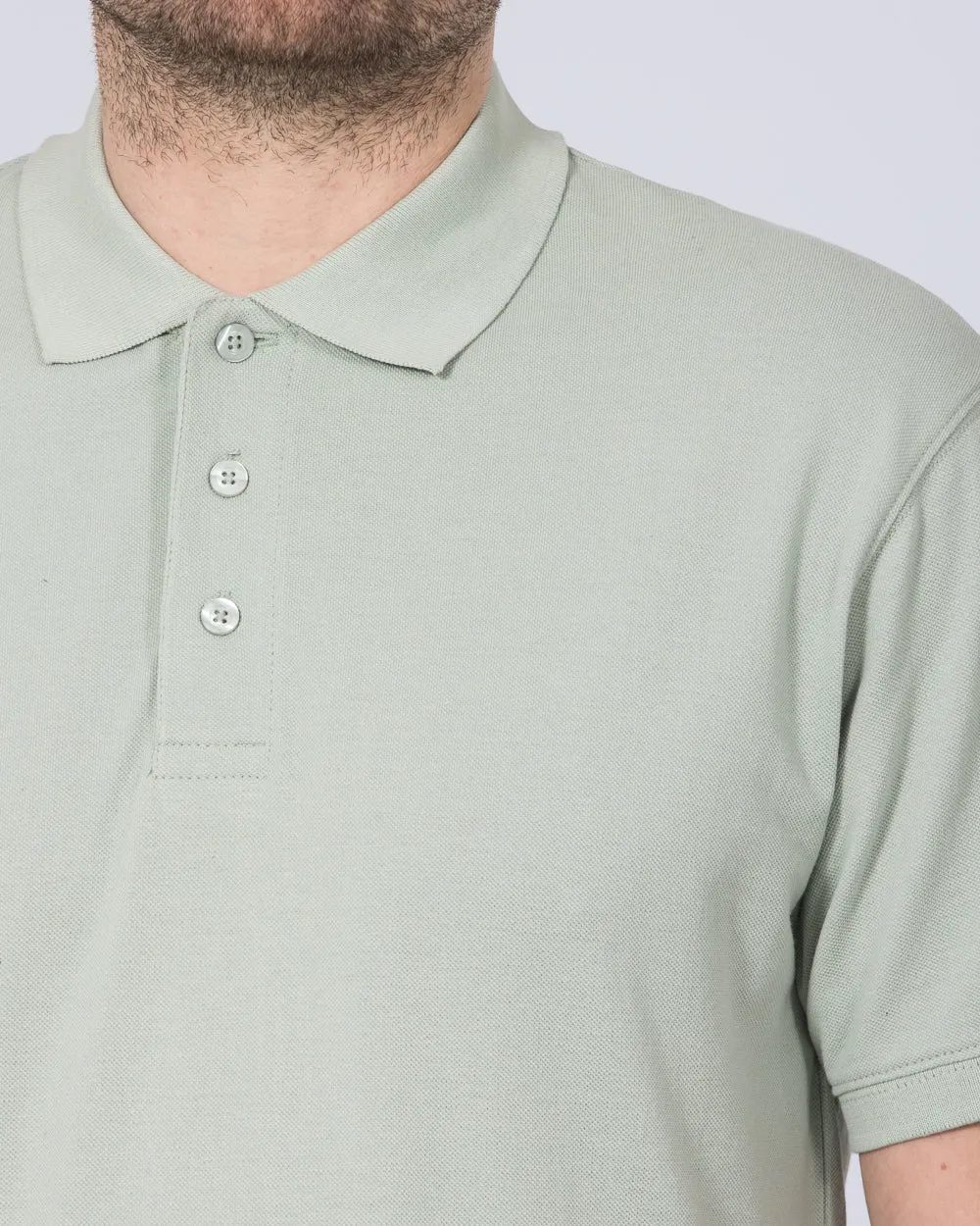 2t Regular Fit Tall Polo Shirt (mid green) travel outfit