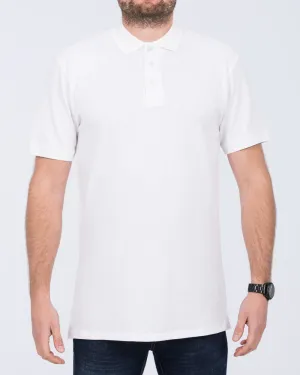 2t Regular Fit Tall Polo Shirt (white) style vibe