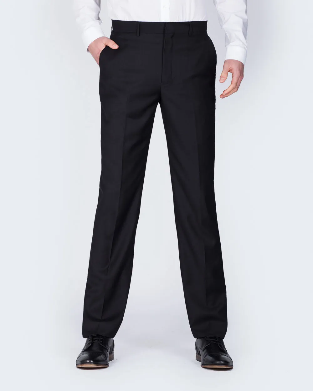 2t Regular Fit Tall Trousers (black) slim fit
