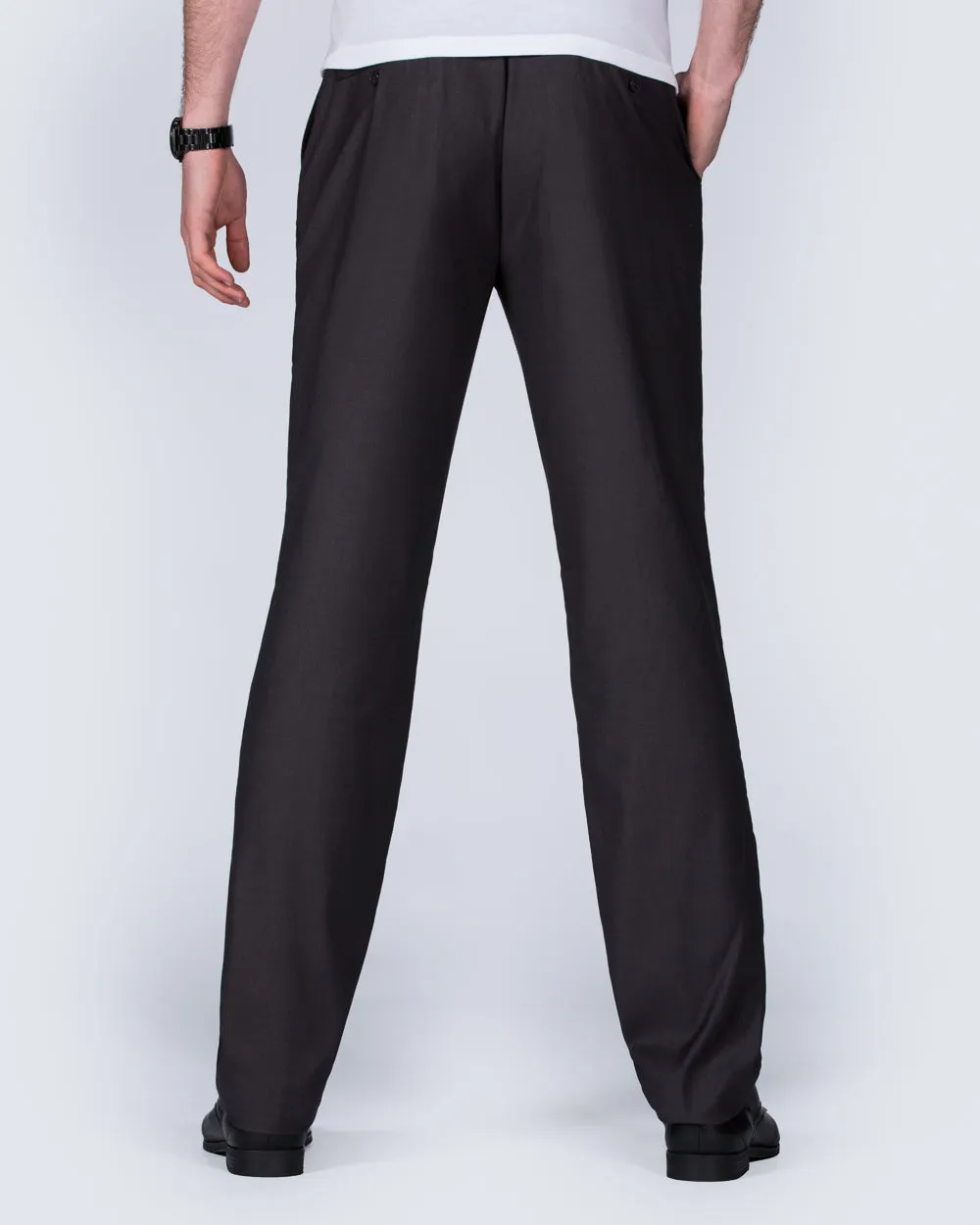 2t Regular Fit Tall Trousers (charcoal) tech fabric