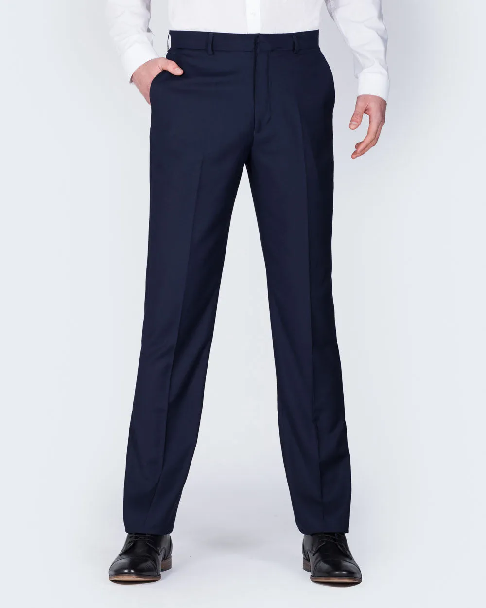 2t Regular Fit Tall Trousers (navy) odor resistant