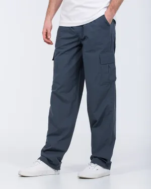2t Reuben Tall Lightweight Loose Fit Cargo Trousers (blue) womens style