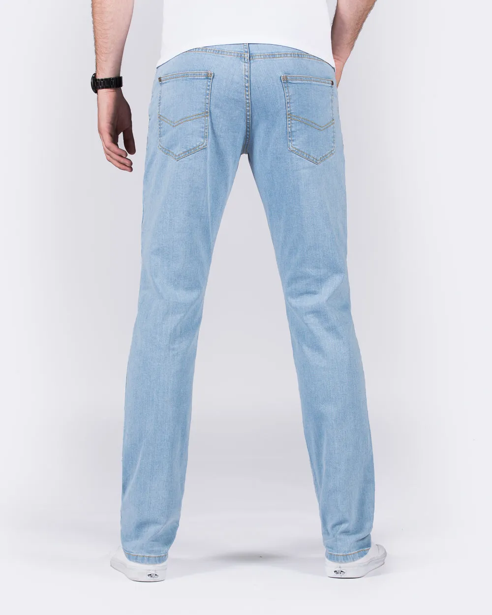 2t Rico Regular Fit Tall Jeans (ice blue) detail highlight