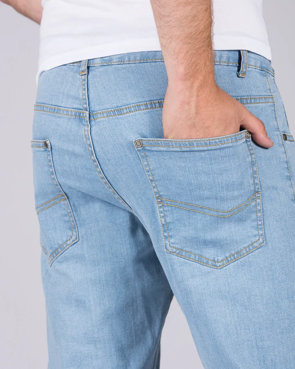 2t Rico Regular Fit Tall Jeans (ice blue) free vibe