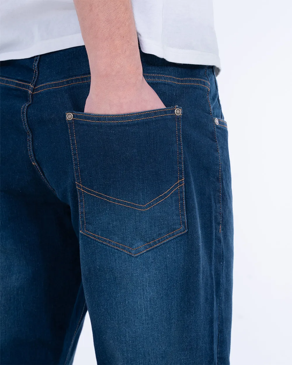 2t Rico Regular Fit Tall Jeans (mid wash) soft fit