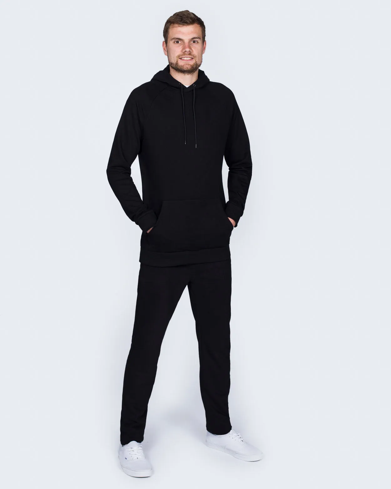 2t Riley Slim Fit Tall Joggers (black) flexible move
