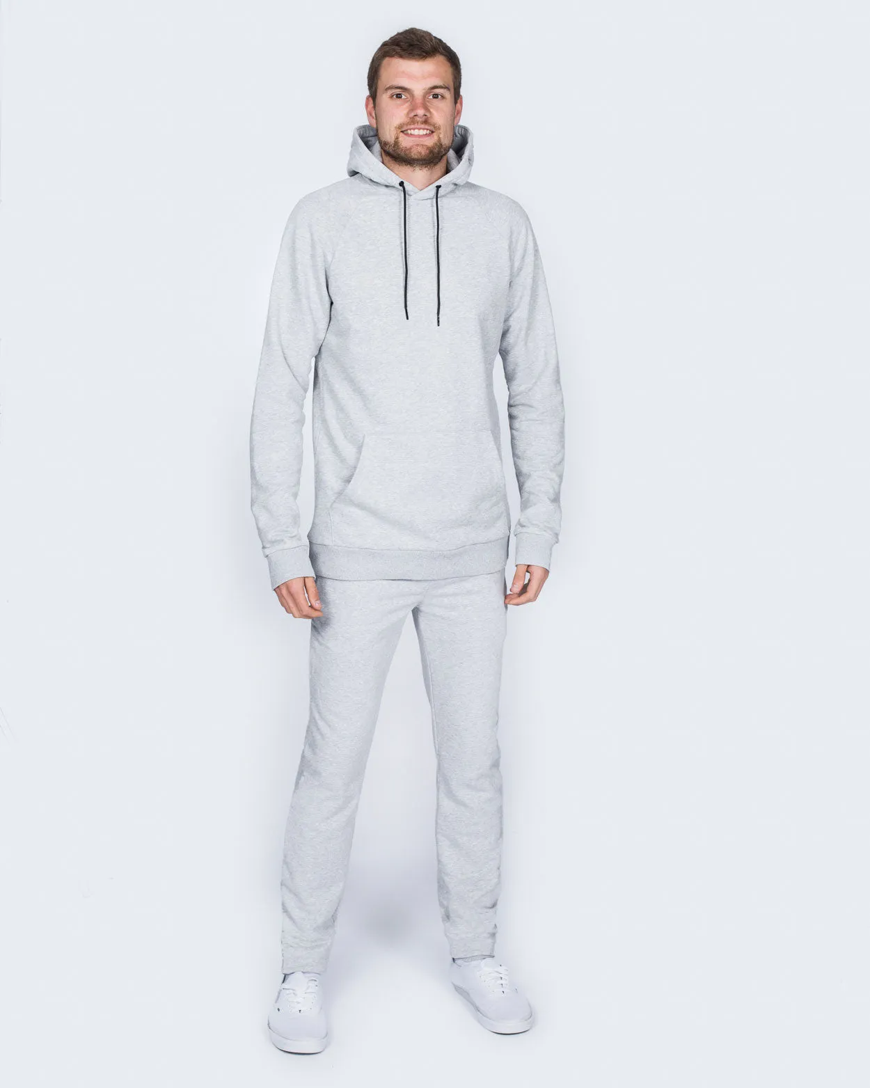 2t Riley Slim Fit Tall Joggers (heather grey) soft lining