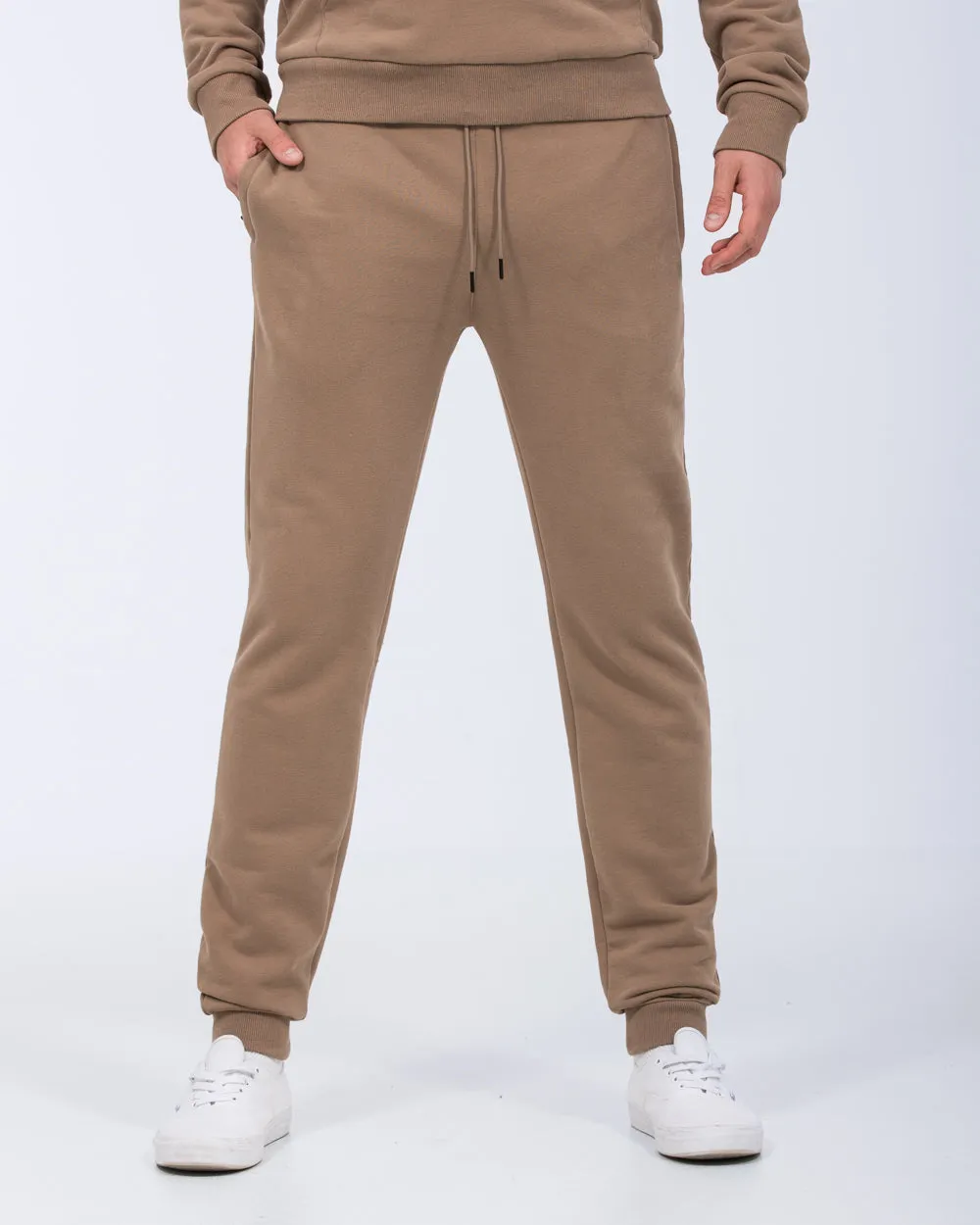 2t Riley Slim Fit Tall Joggers (taupe) eco materials