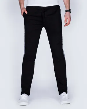 2t Riley Striped Slim Fit Tall Joggers (black) light breathable