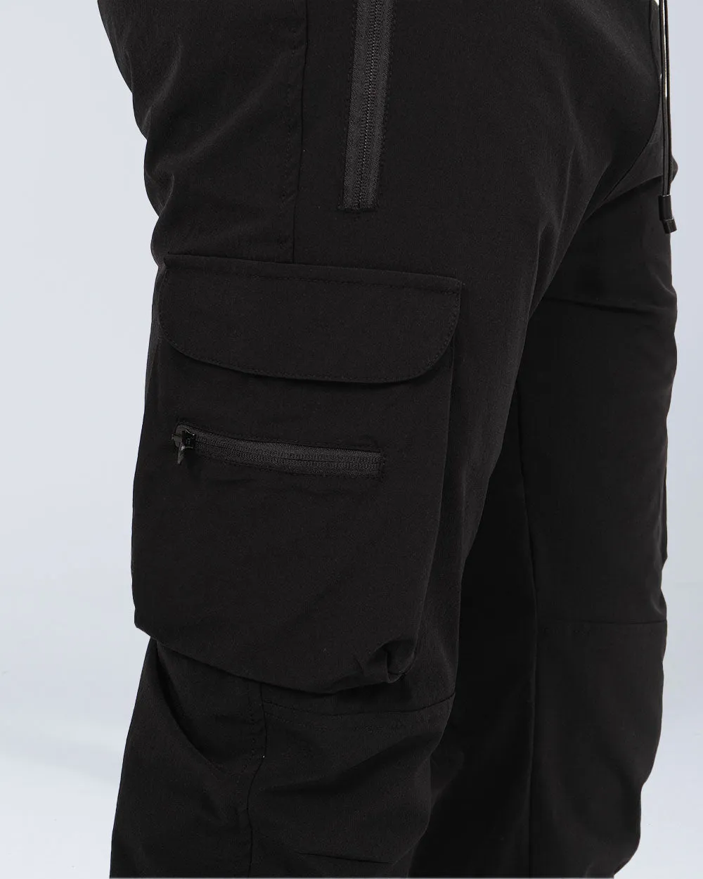 2t Roman Tall Utility Cargo Trousers (black) utility classics