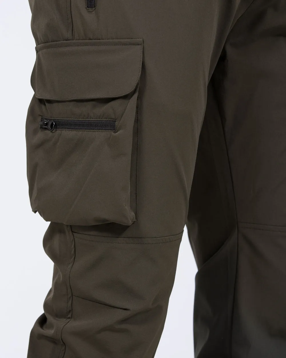 2t Roman Tall Utility Cargo Trousers (khaki) technical fabric