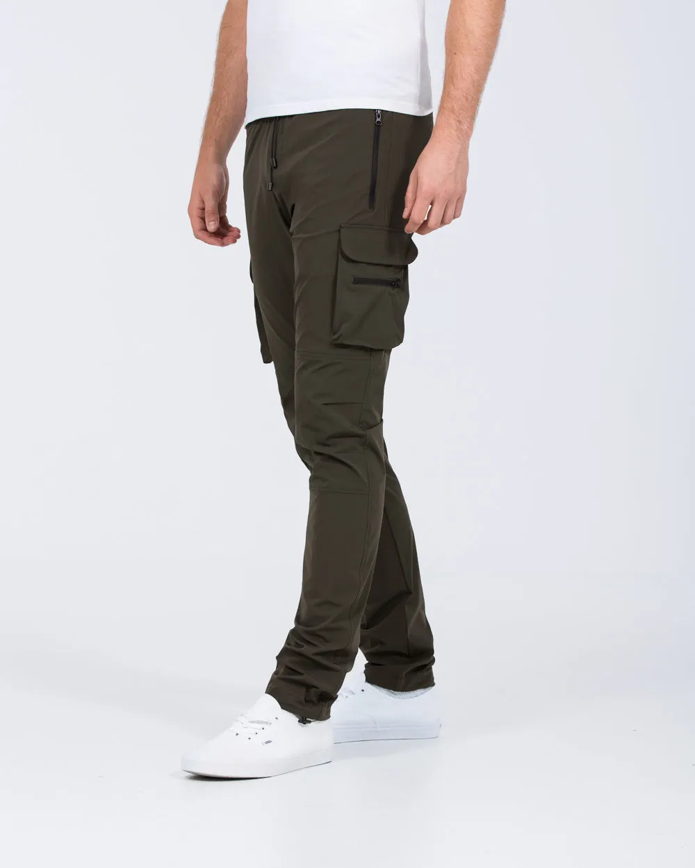 2t Roman Tall Utility Cargo Trousers (khaki) heavy duty