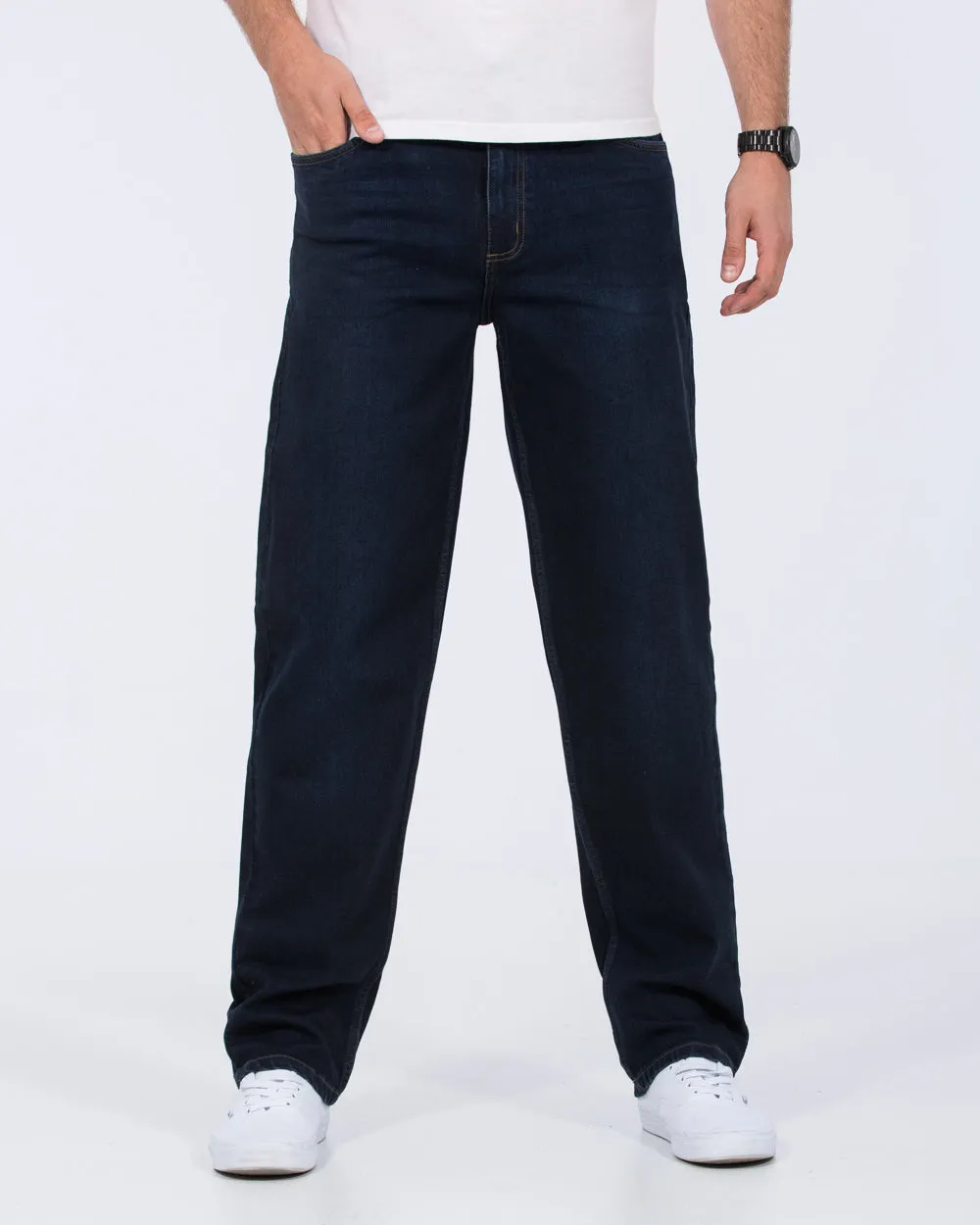 2t Ross Loose Fit Tall Jeans (dark wash) retro trendy