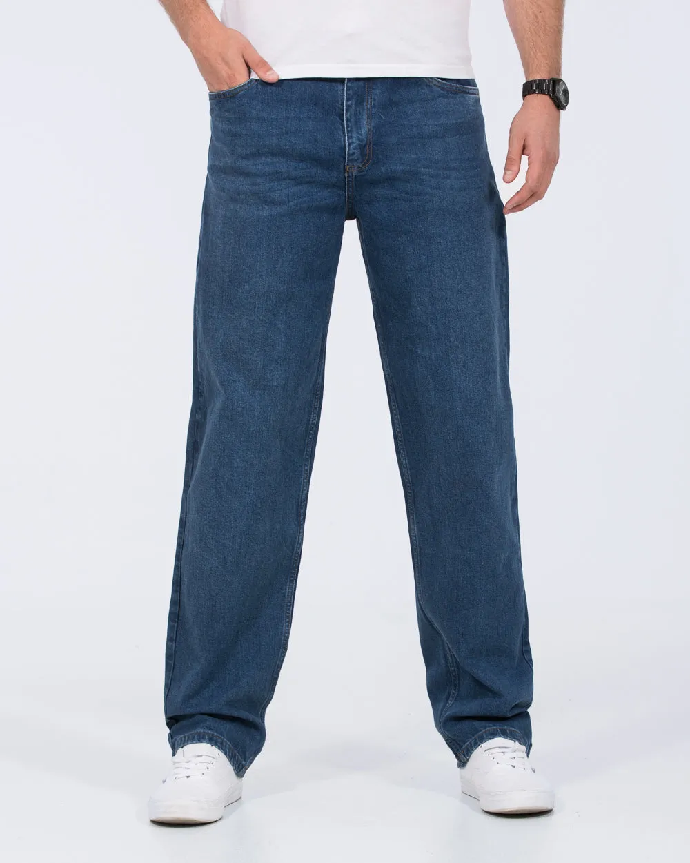 2t Ross Loose Fit Tall Jeans (mid wash) classic look
