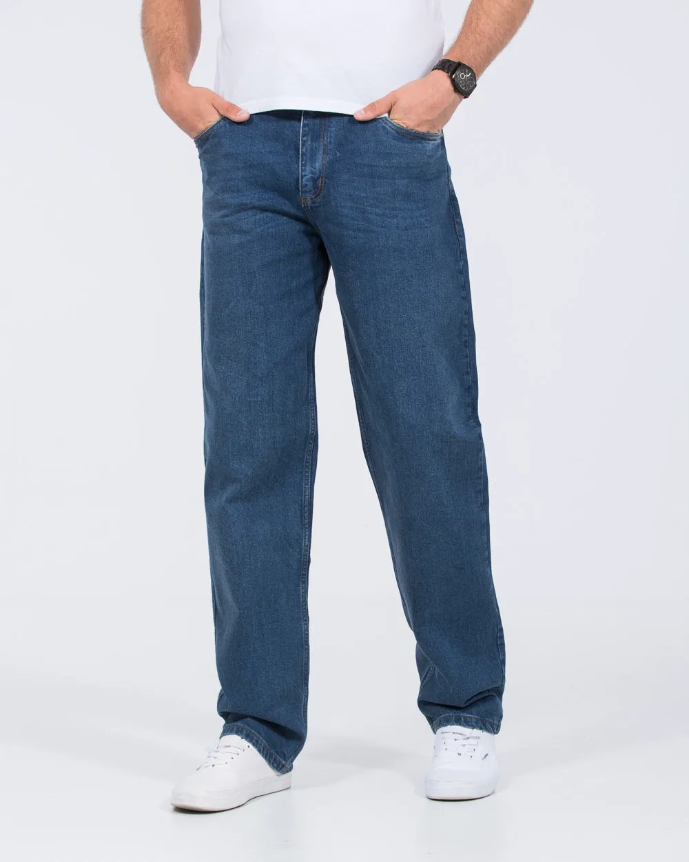 2t Ross Loose Fit Tall Jeans (mid wash) vintage feel