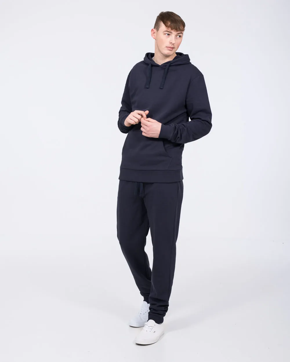 2t Rowan Tall Regular Fit Pullover Hoodie (navy) no effort