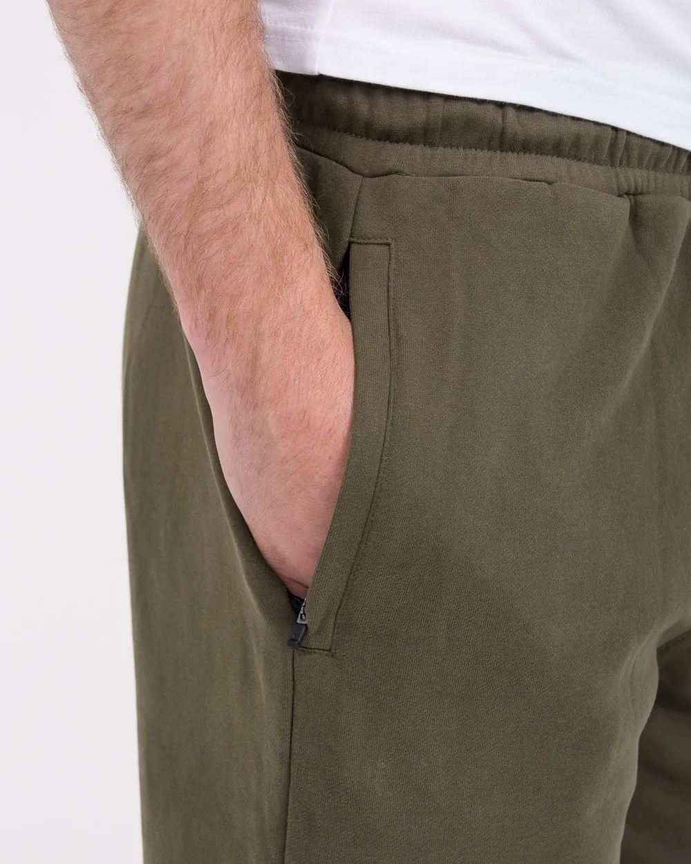 2t Ryan Tall Sweat Shorts (khaki) street cool