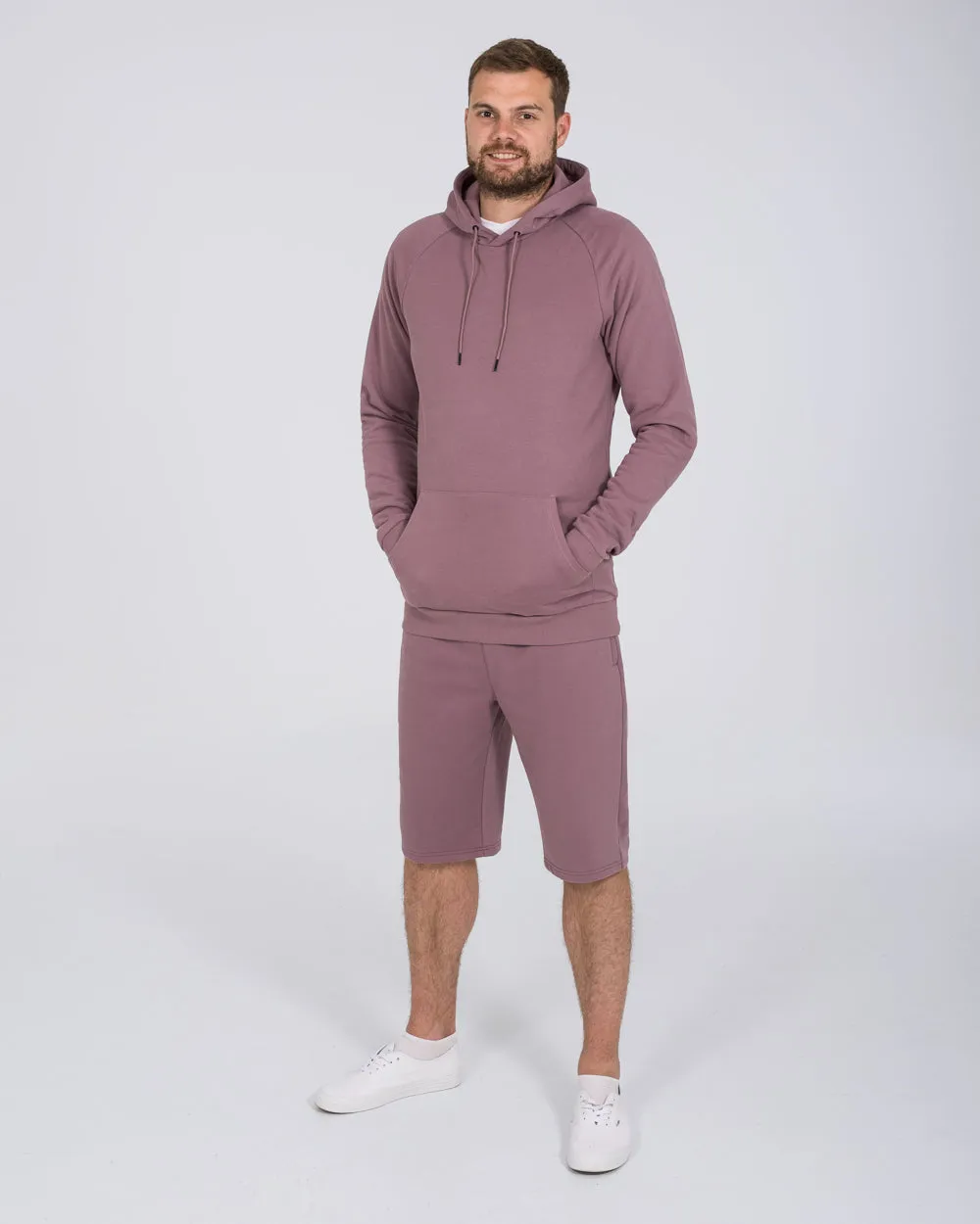 2t Ryan Tall Sweat Shorts (purple) outdoor casual